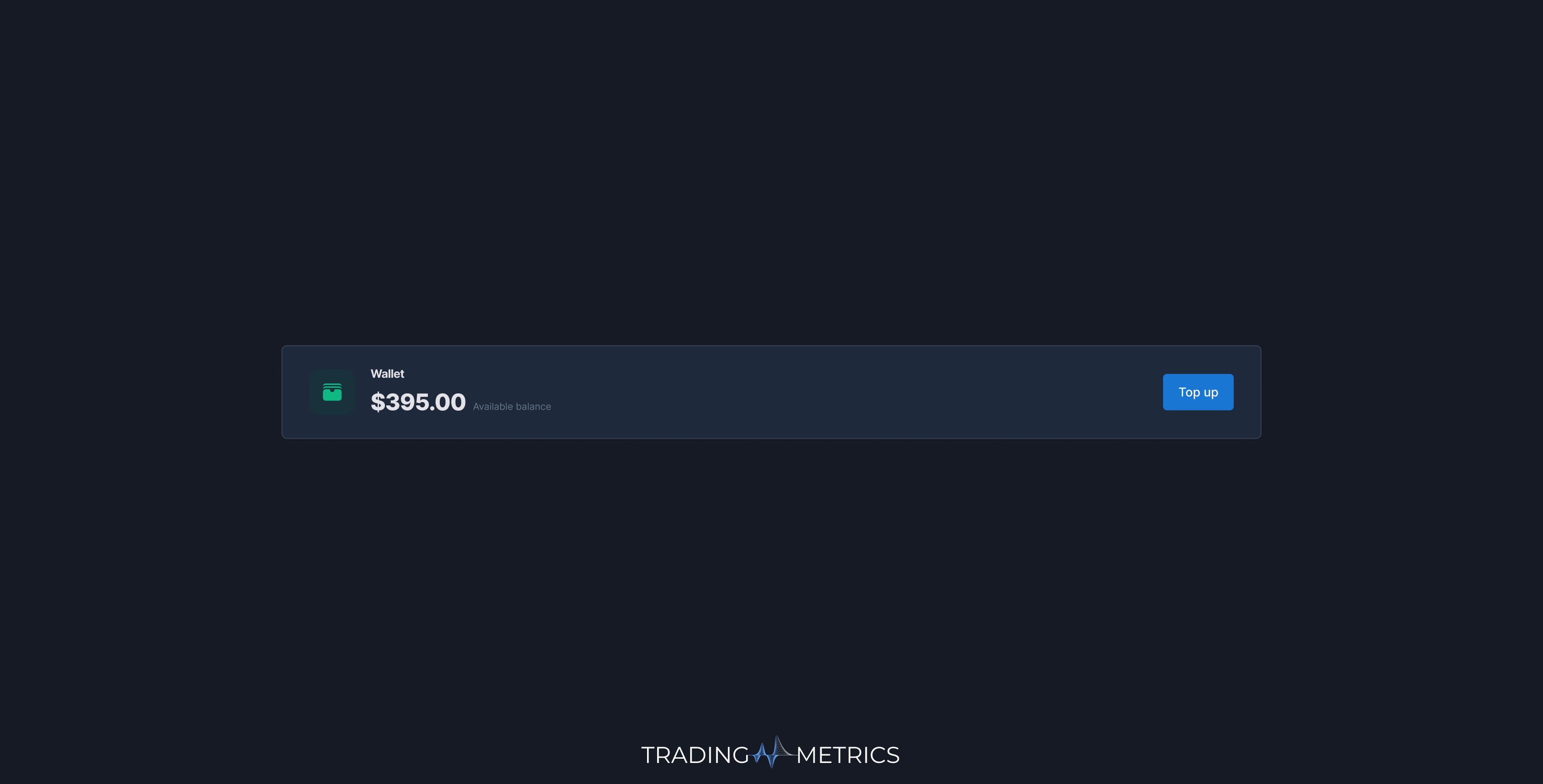 Wallet balance